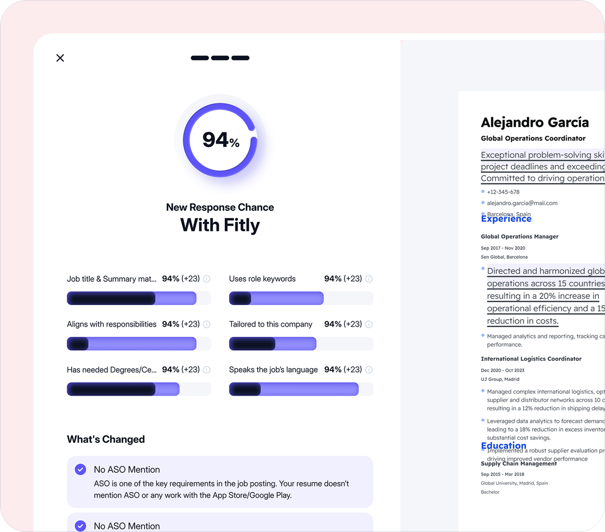 Fitly AI Resume Tailor: Instantly Tailor Your Resume to Any Job